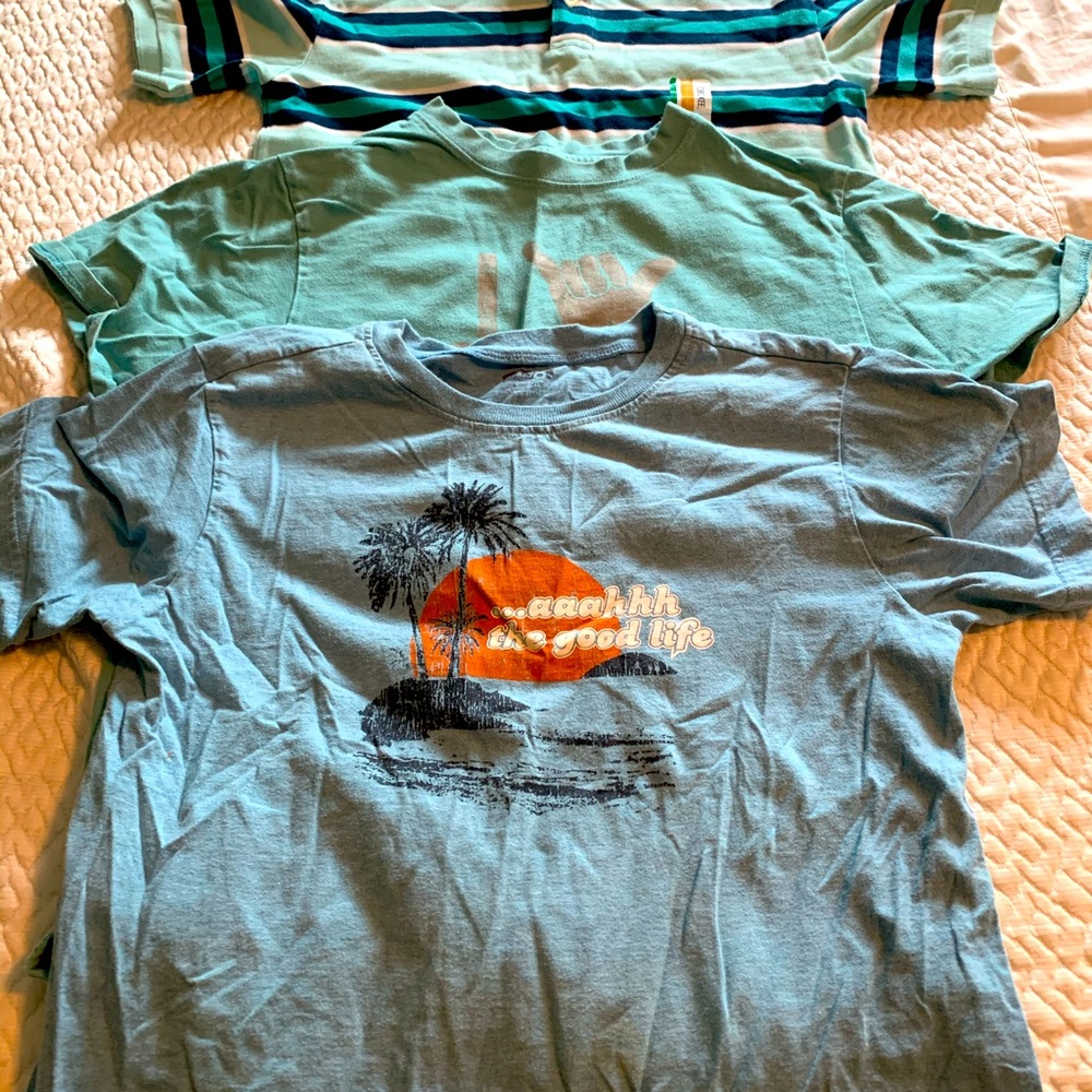 Lot of 3 boys shirts: size 10/12/Medium Gymboree